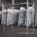 5.6'7 "Arch walk-thru steiger zinkstalen hek